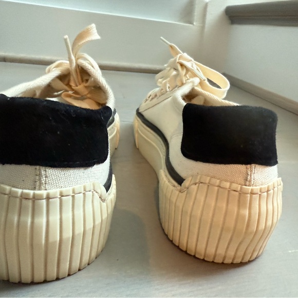ME+EM Cream and Black Women's Sneakers Size 37 - Picture 6 of 9